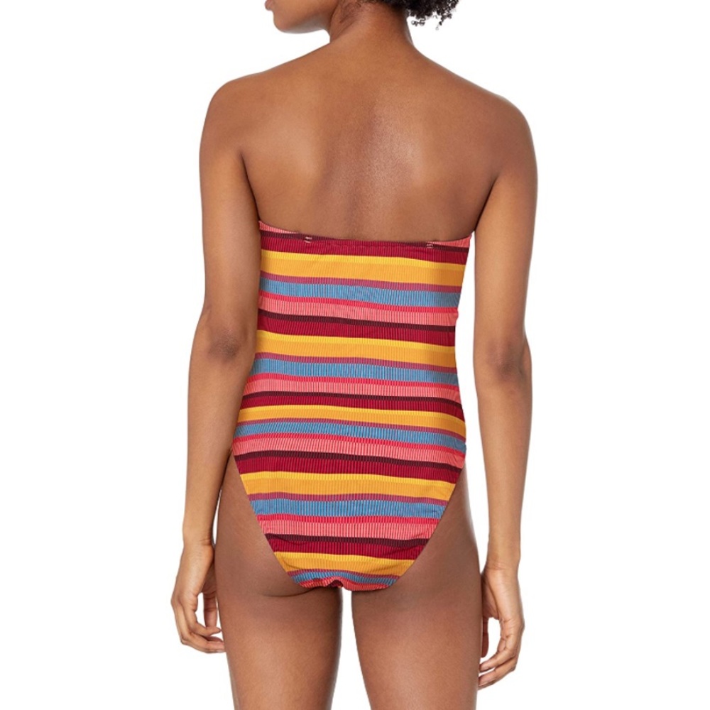 NWT Seafolly Baja Striped Tube Maillot One Piece - Picture 3 of 13